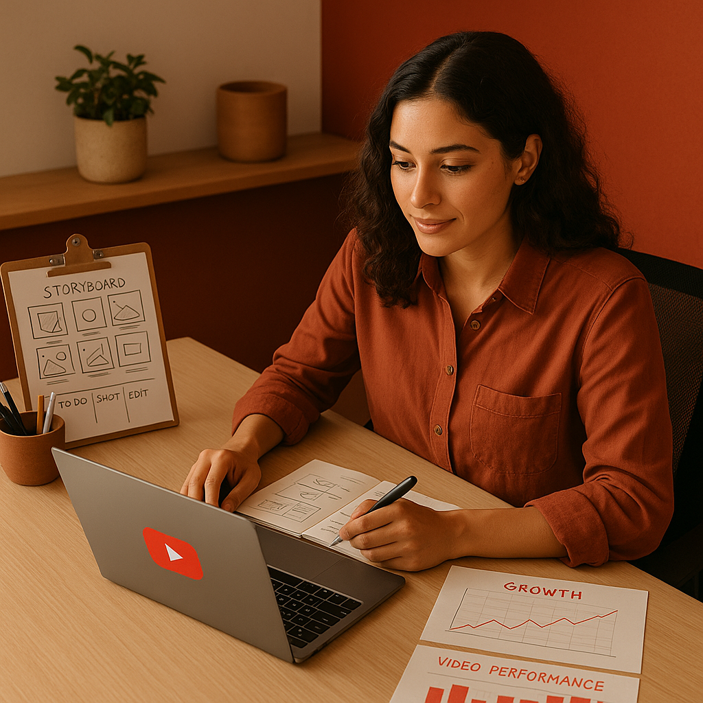 Captura de pantalla de la interfaz de Google Commerce Media Suite destacando la integración con YouTube