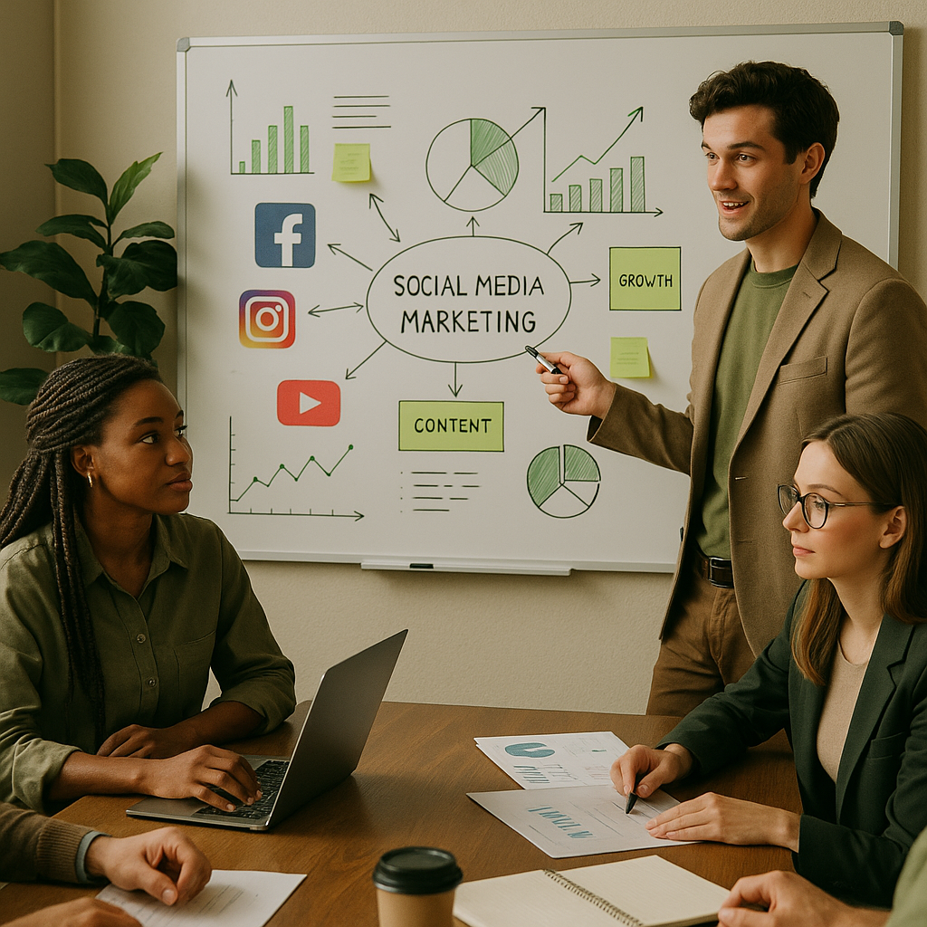 Creadores analizando métricas de Facebook para crecer audiencia y monetizar con Creator Fast Track