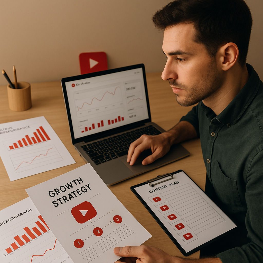 Ilustración de datos de retailers conectados con publicidad y segmentación en YouTube