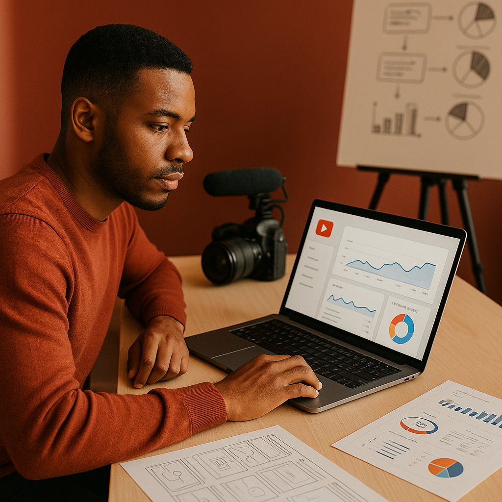 Screenshot of Google Commerce Media Suite interface highlighting YouTube integration