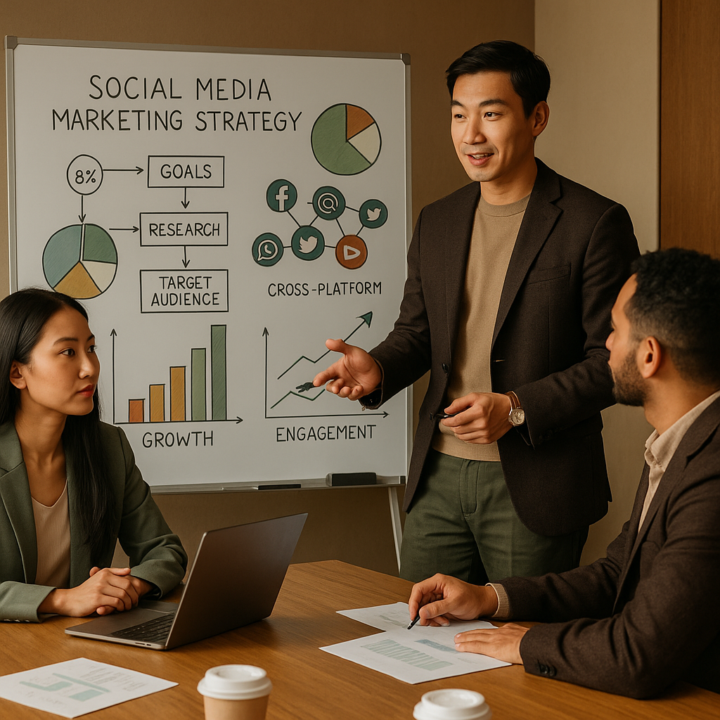 Illustration of social media icons with a shield symbol, representing youth protection on digital platforms