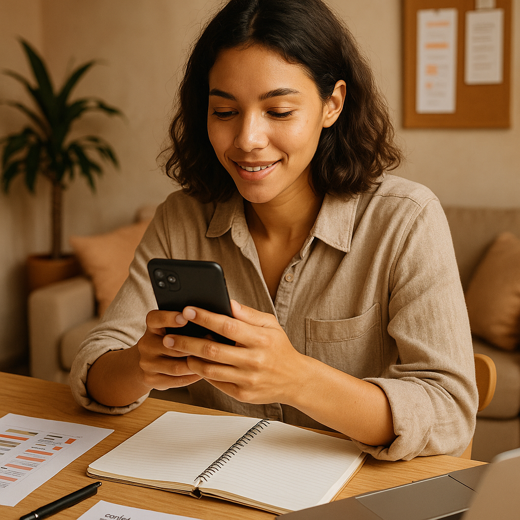 Близький план смартфона з аналітикою Instagram