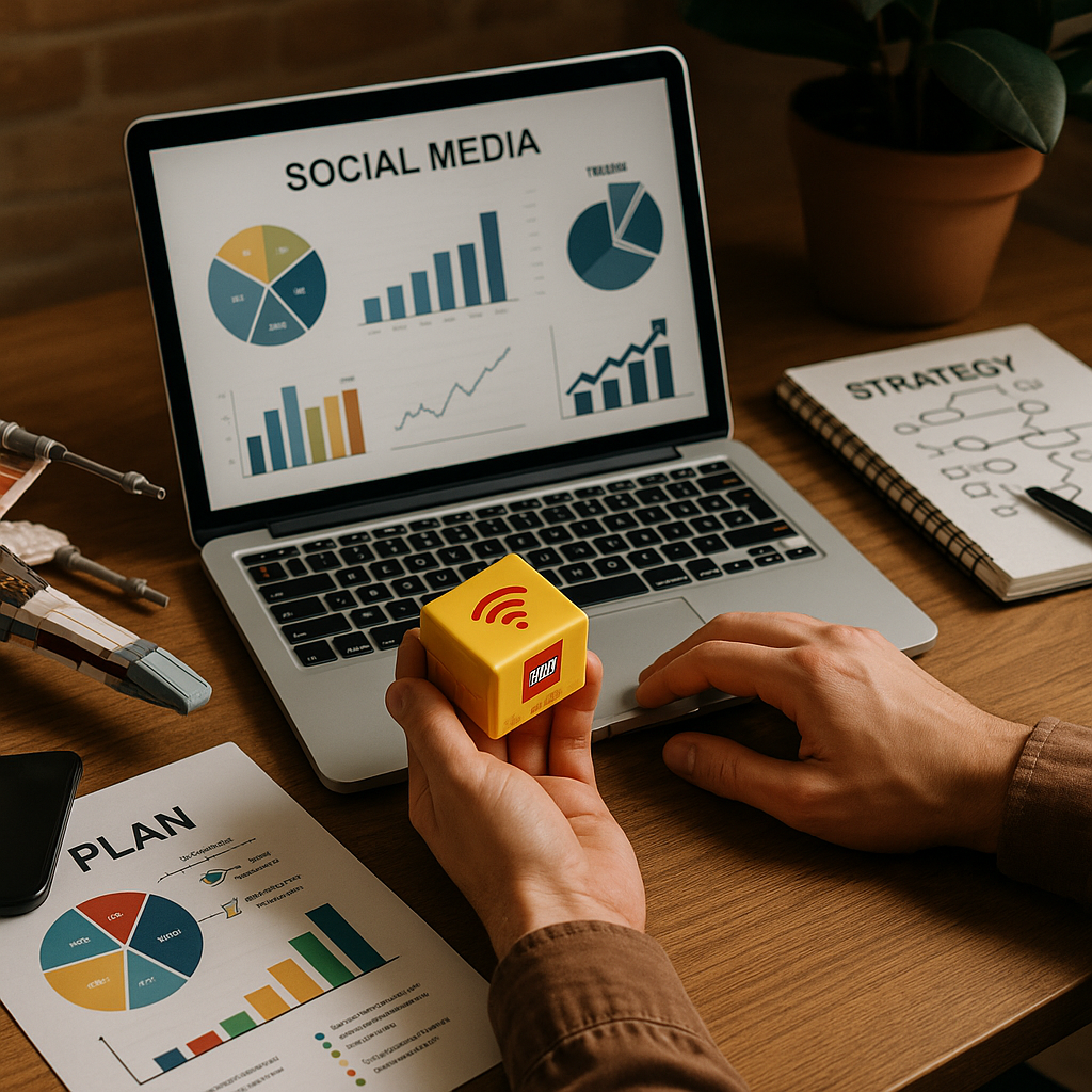 Lego Smart Brick integrat în seturi Star Wars, prezentând tehnologia inteligentă