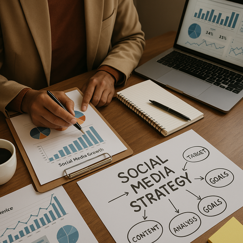 Graphic illustrating Meta layoffs and marketing strategy implications