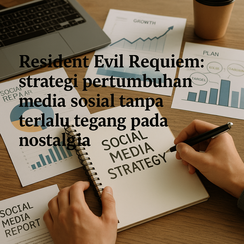 Poster Resident Evil Requiem dengan elemen nostalgia vs. inovasi