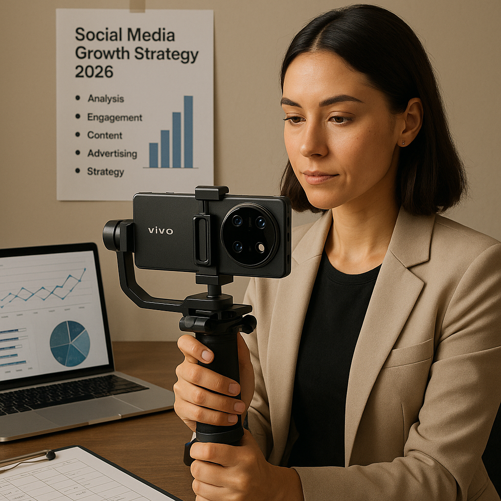 Vivo के अगले फोन की प्रो कैमरा रिग सेटअप का ग्राफिक चित्र