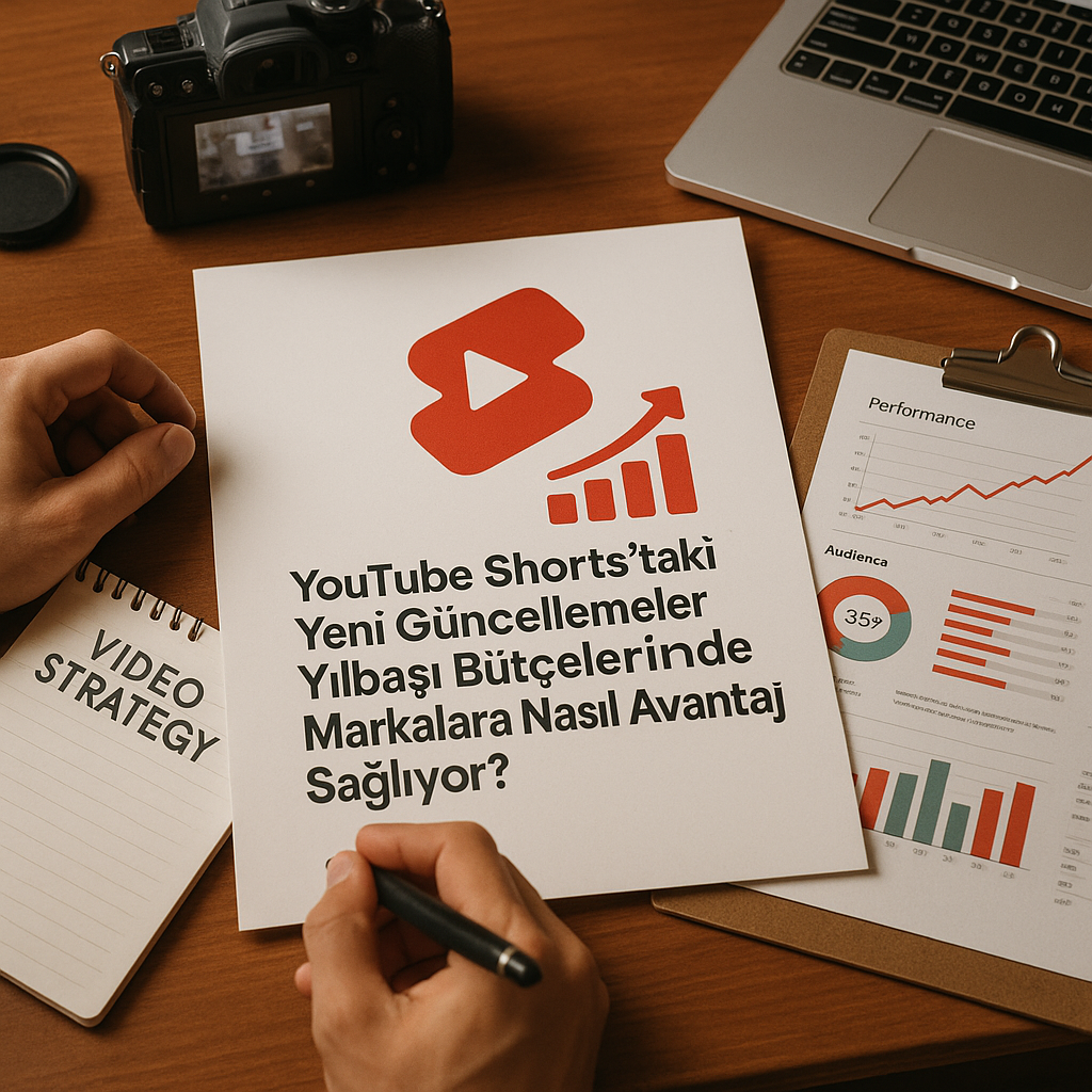 YouTube Shorts reklam güncellemelerinin marka bütçelerine etkisini anlatan görsel