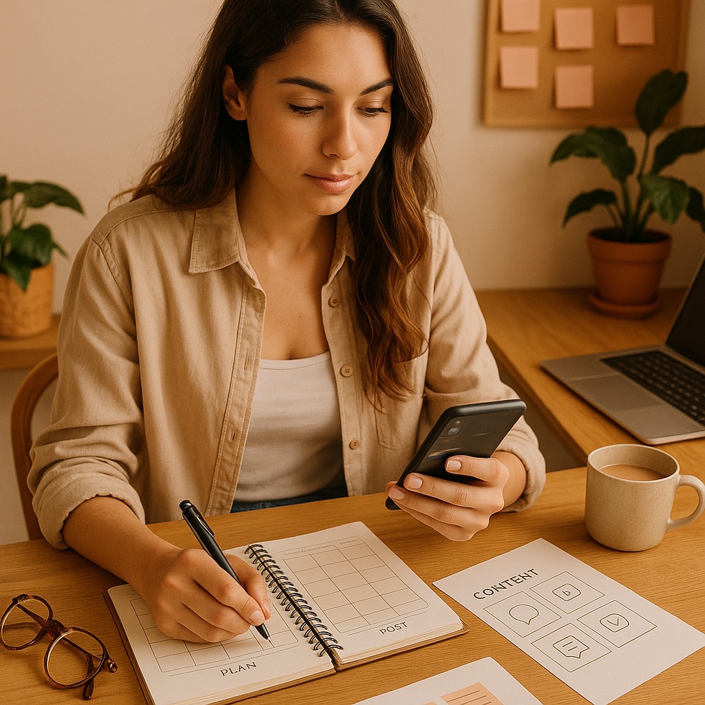 Illustrazione degli account Teen di Instagram con interfaccia mobile e controlli di sicurezza