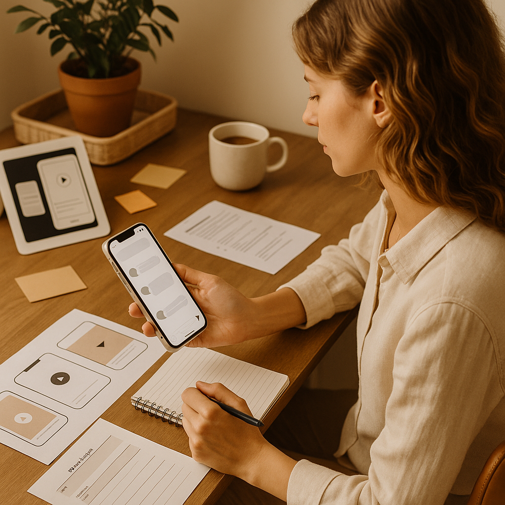 Instagram Notes-interface op een smartphone met korte statusupdates en interactiesignalen in 2026