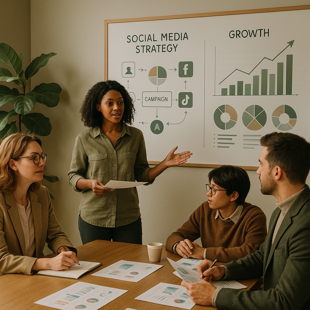 Concetto di monetizzazione creator e strategia dei contenuti visivi ispirato al nuovo programma di Picsart