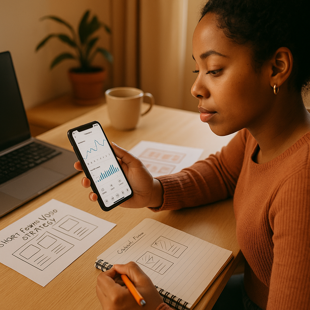 Comic snapshot of Snapchat Reals vs Instagram feed features with a playful mock ad