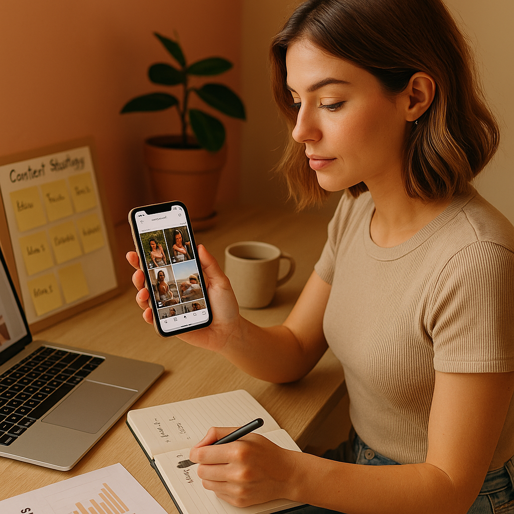 Snapchat- en Instagram-appiconen naast elkaar met een concept voor social media strategie