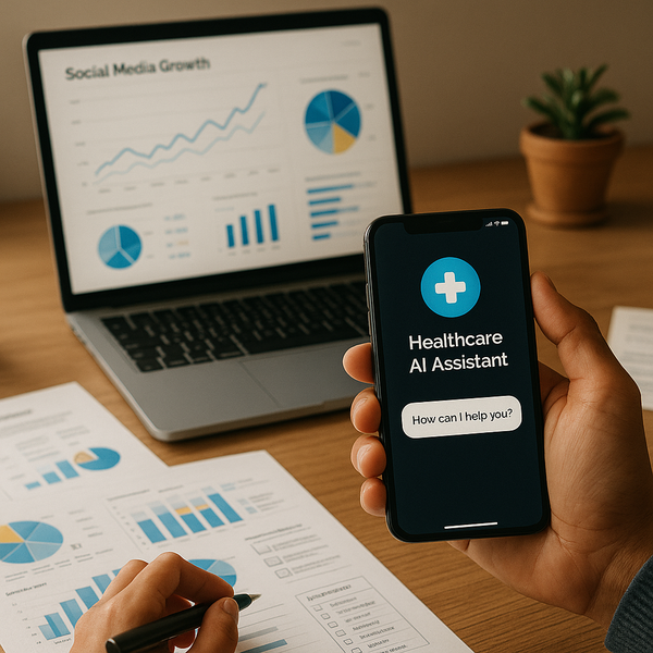 Amazon healthcare AI assistant interface on website and mobile app