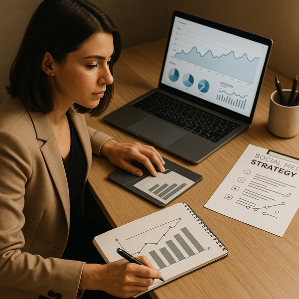 Screenshot conceptual al Find Hub cu linkuri de urmărire bagaje și context de creștere pe rețele sociale