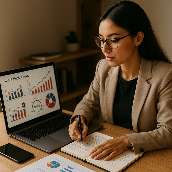 Gambaran visual tentang penambahbaikan RCS dan strategi pertumbuhan media sosial