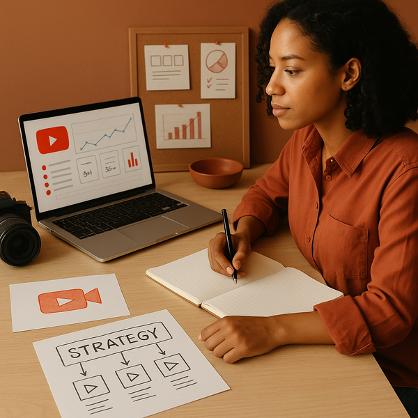 Illustration de données retailers, d’insights d’audience et de planification de campagne YouTube sur un tableau de bord