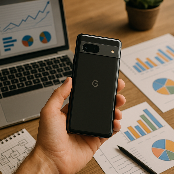 Pixel 10A and 9A side-by-side comparison on a desk