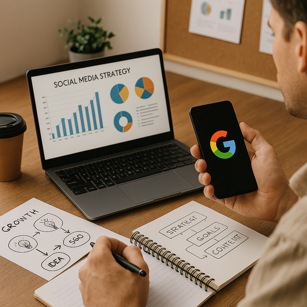 Smartphone mit Google Gemini-Assistenten-Menü und dazugehörigen Anwendungen