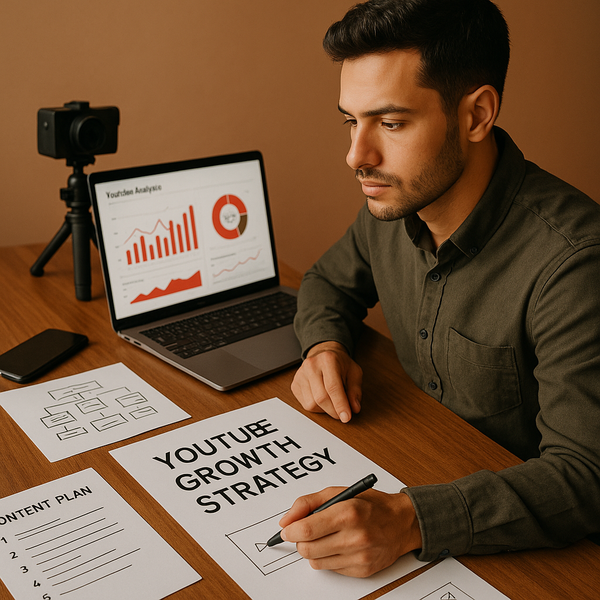 YouTube analytics and retailer commerce data shown side by side on a marketing dashboard