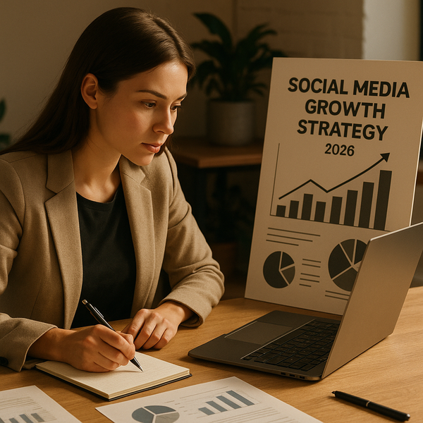 Ilustrasi analisis risiko taruhan politik dan strategi pertumbuhan media sosial Crescitaly