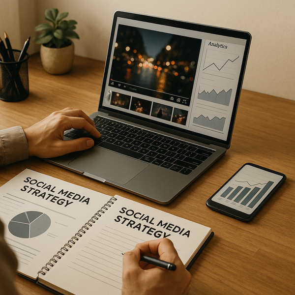 Person analyzing a cinematic video overview on a large screen