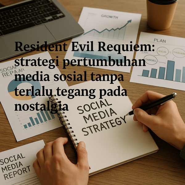 Poster Resident Evil Requiem dengan elemen nostalgia vs. inovasi
