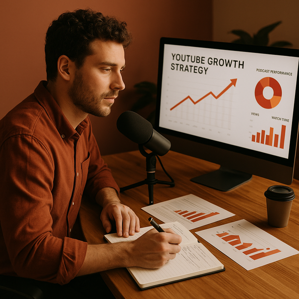 Sportpodcast-Inhalte auf YouTube mit Signalen für Markenfit und Zuschauerwachstum