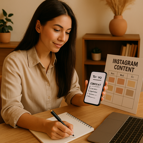 Menschen nutzen Instagram auf dem Smartphone, während Trends sichtbar werden