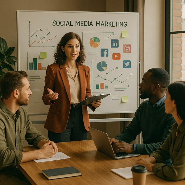 Planlama, düzenleme, analiz ve sosyal medya yayınlama için kullanılan içerik üretici araçların bulunduğu çalışma alanı