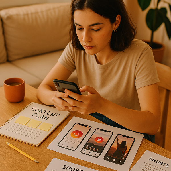 Icone di Snapchat e Instagram affiancate con un concetto di strategia social media