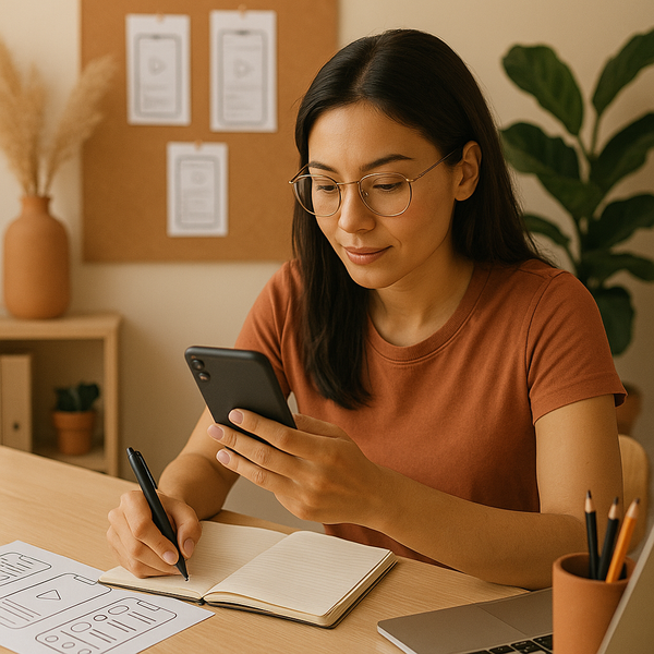 Snapchat and Instagram app icons shown side by side with a social media strategy concept